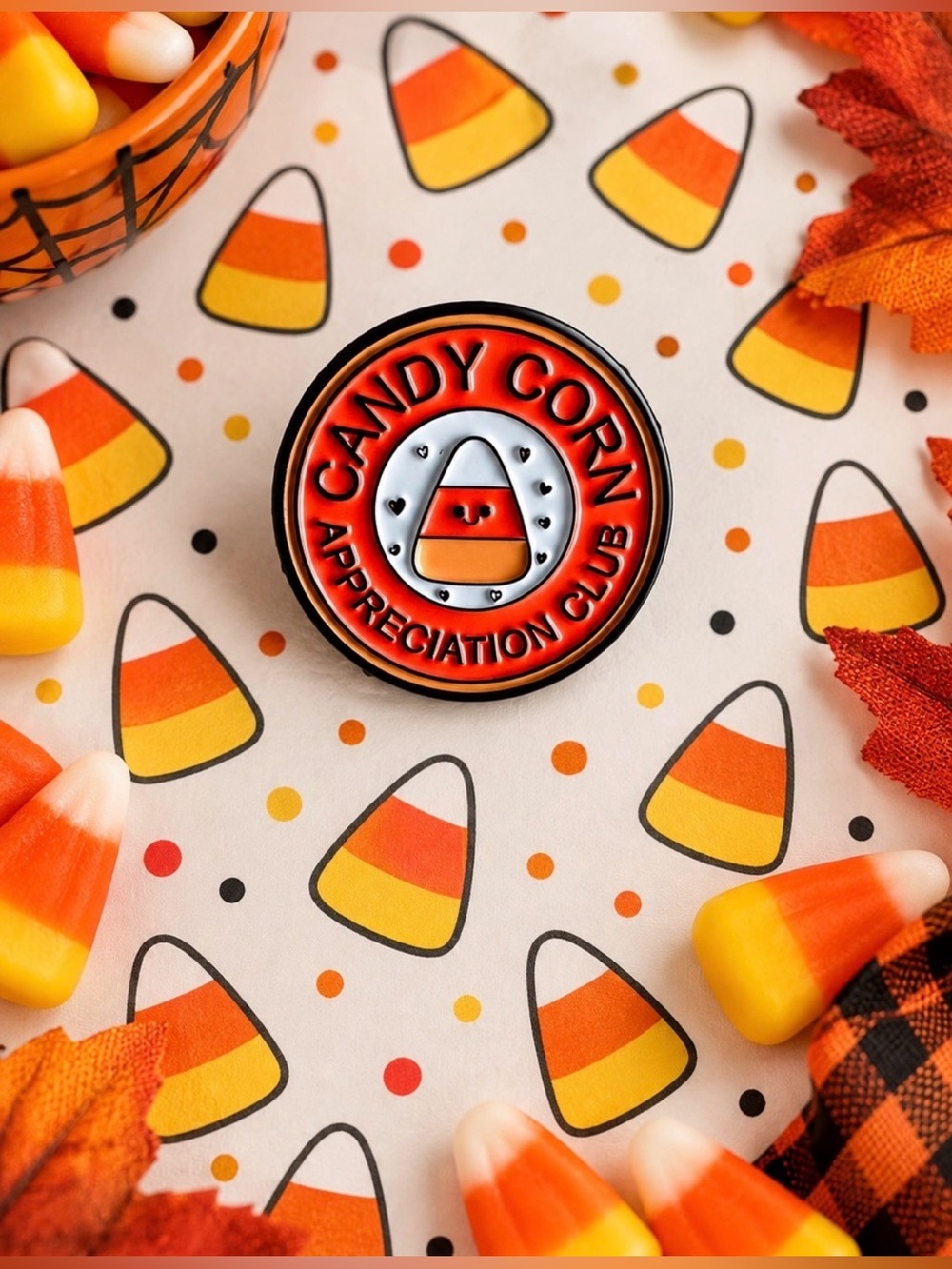 Candy Corn Appreciation Club Enamel Pin